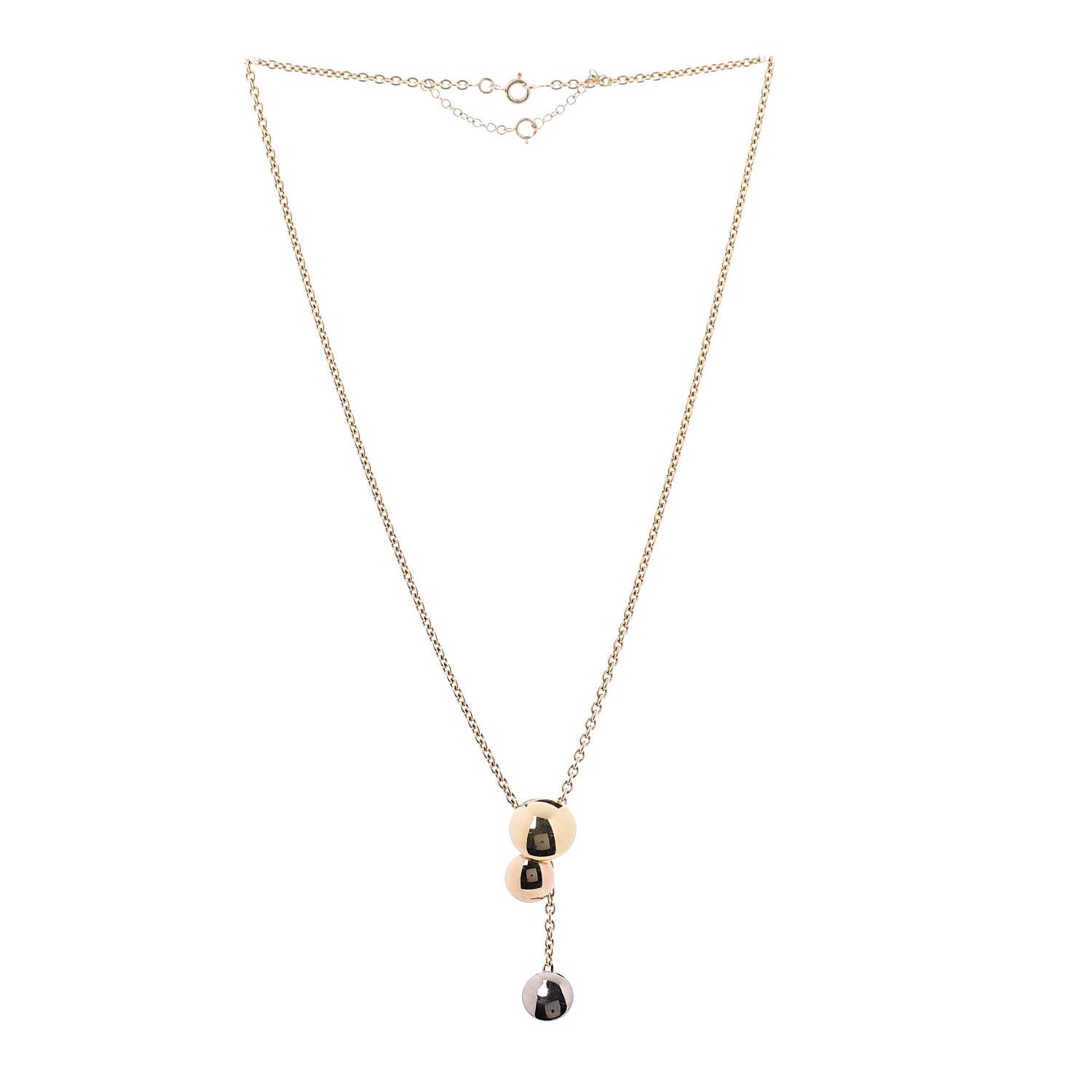 Cartier 18K Pink Yellow White Gold Sweet Trinity Drop Necklace 3 of 6