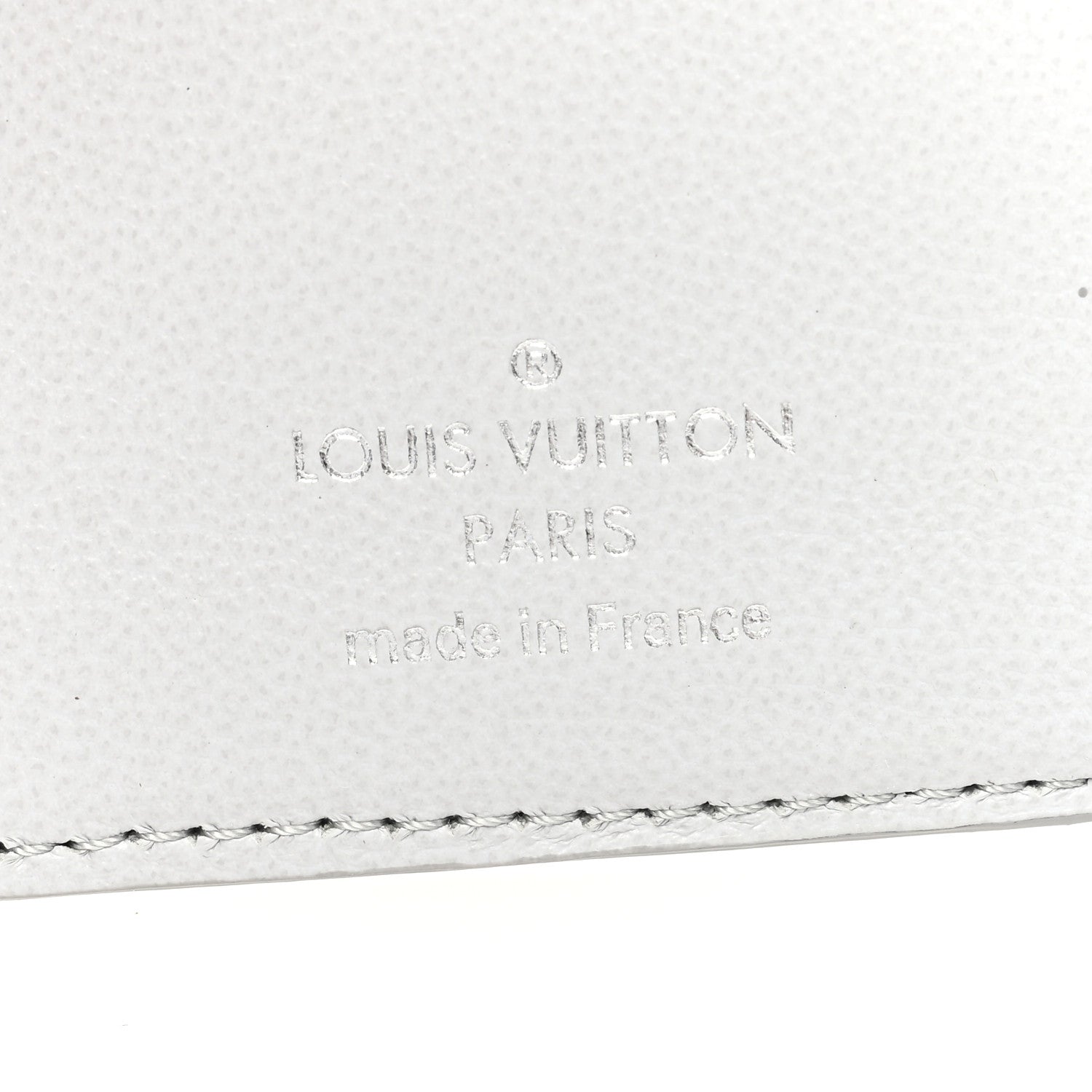 Louis Vuitton Lambskin Embossed Monogram LV Ski Lou Coussin Wallet Gray 6 of 6
