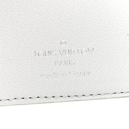 Louis Vuitton Lambskin Embossed Monogram LV Ski Lou Coussin Wallet Gray 6 of 6