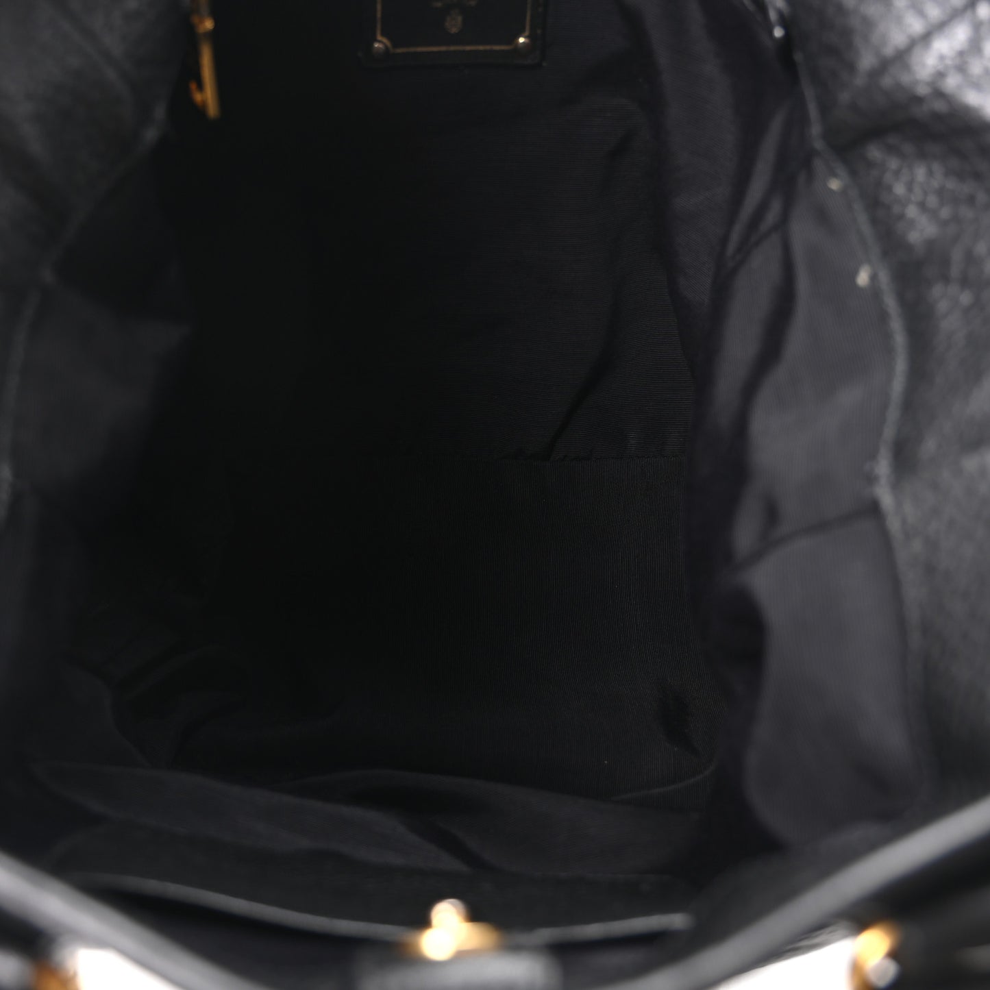 Vitello Daino Tote Black