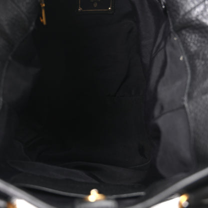 Prada Vitello Daino Tote Black 5 of 9