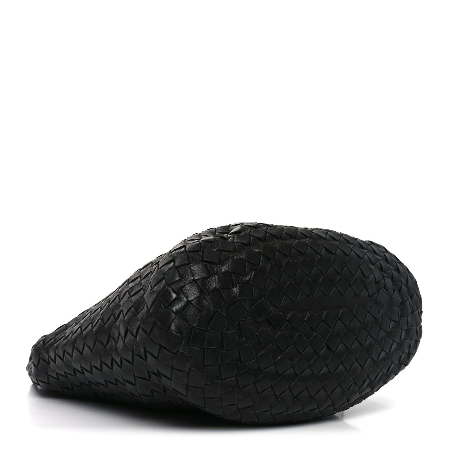 Nappa Intrecciato Bucket Bag Black