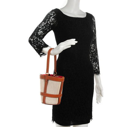 Hermes Courchevel Toile Museliere II Gold 2 of 8