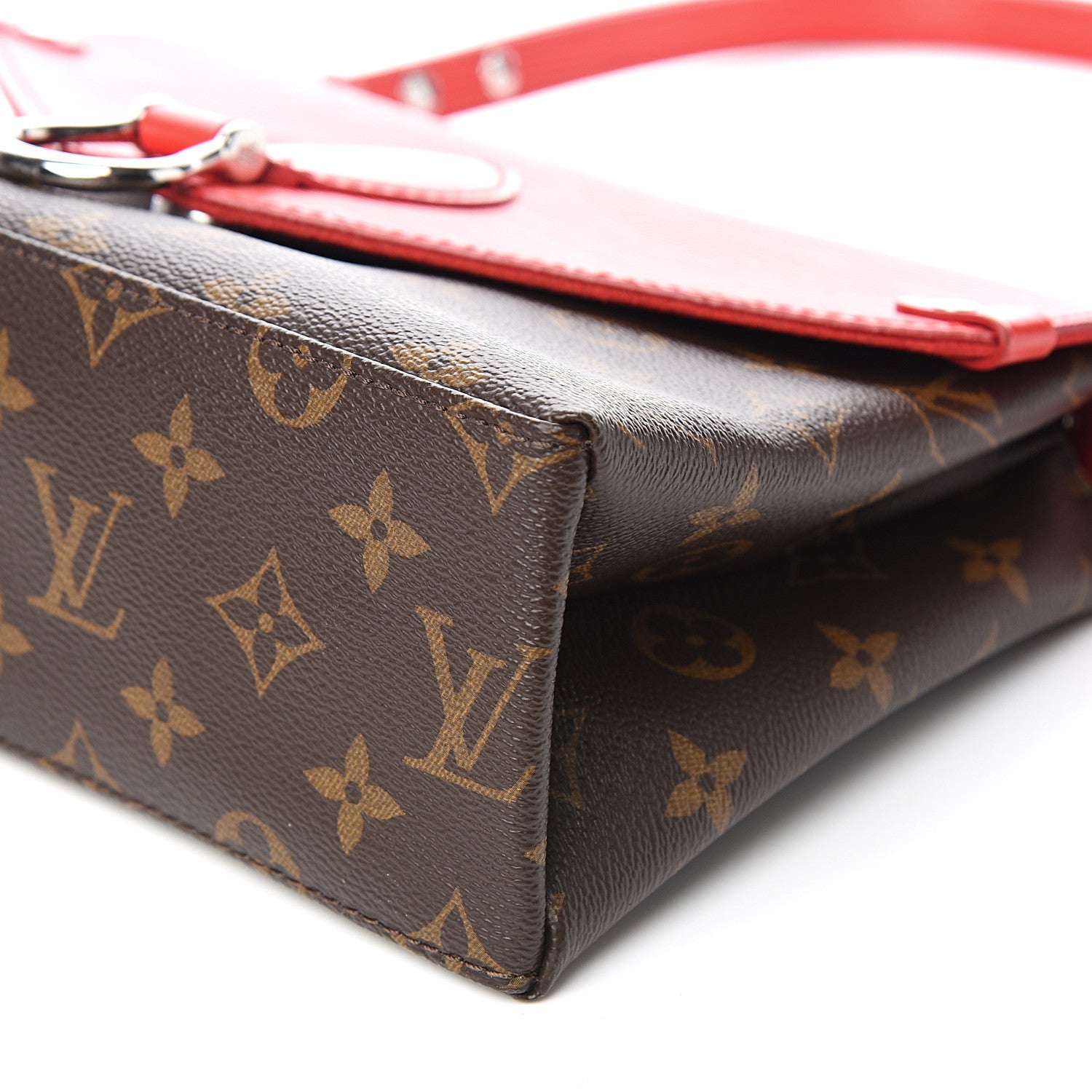 Louis Vuitton Monogram Epi Saint Michel Coquelicot 7 of 8