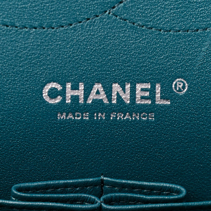 Chanel Lambskin Quilted Jumbo Double Flap Turquoise 6 of 9