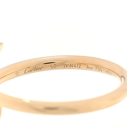 Cartier 18K Yellow Gold Small Juste Un Clou Ring 50 5.25 4 of 5