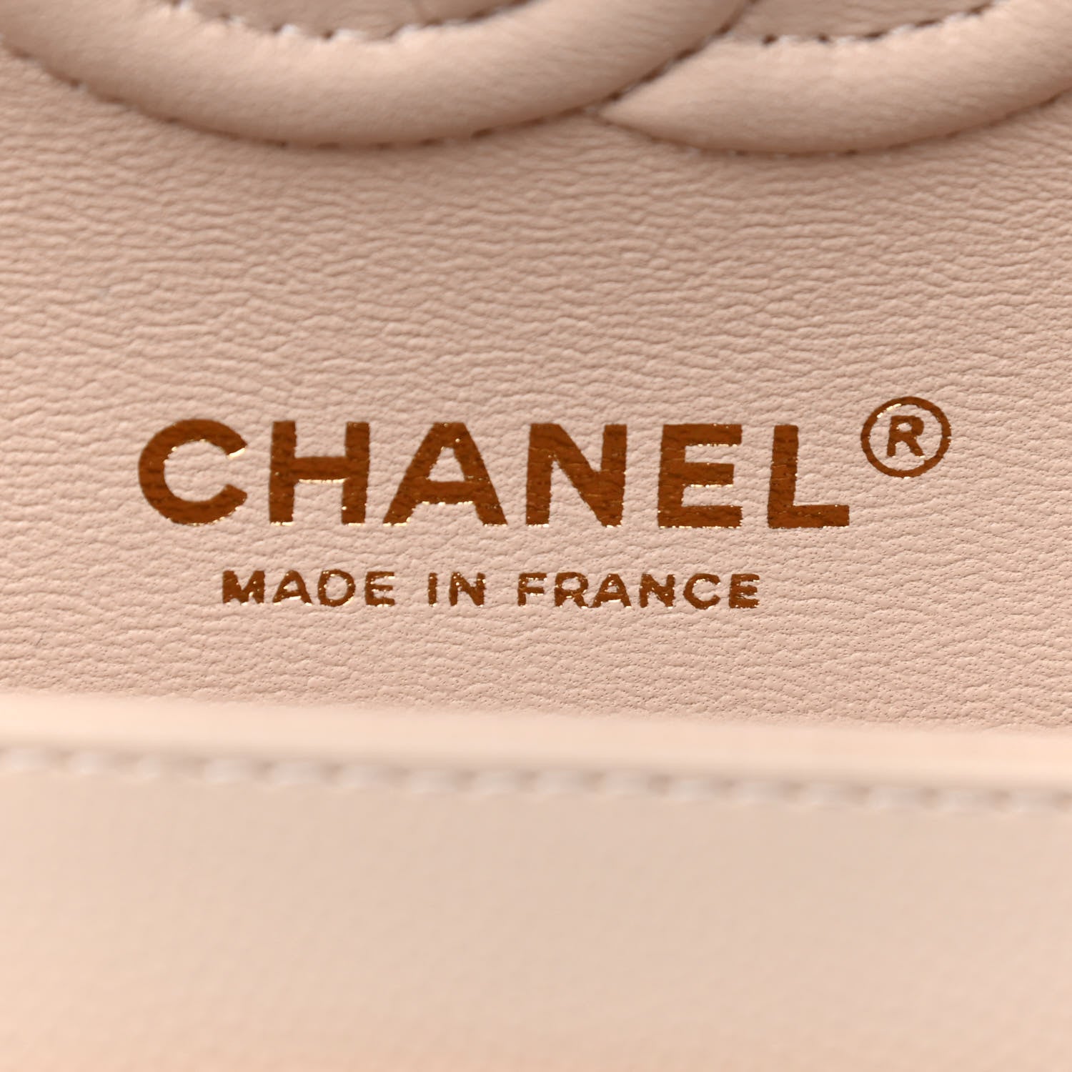 Chanel Caviar Chevron Quilted Small Double Flap Beige 6 of 9