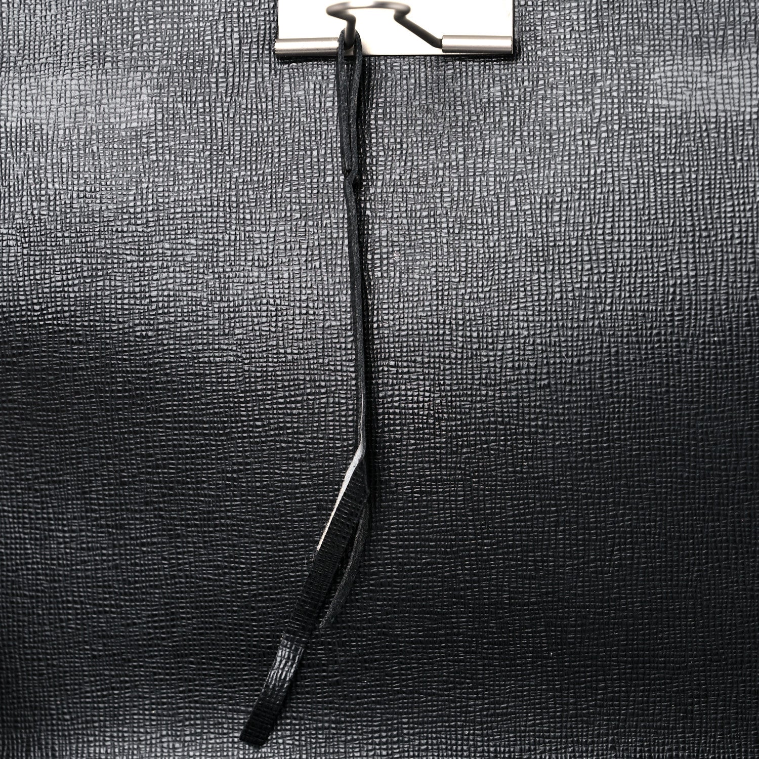 Off-White Saffiano For Display Only Binder Clip Shoulder Bag Black 17 of 21