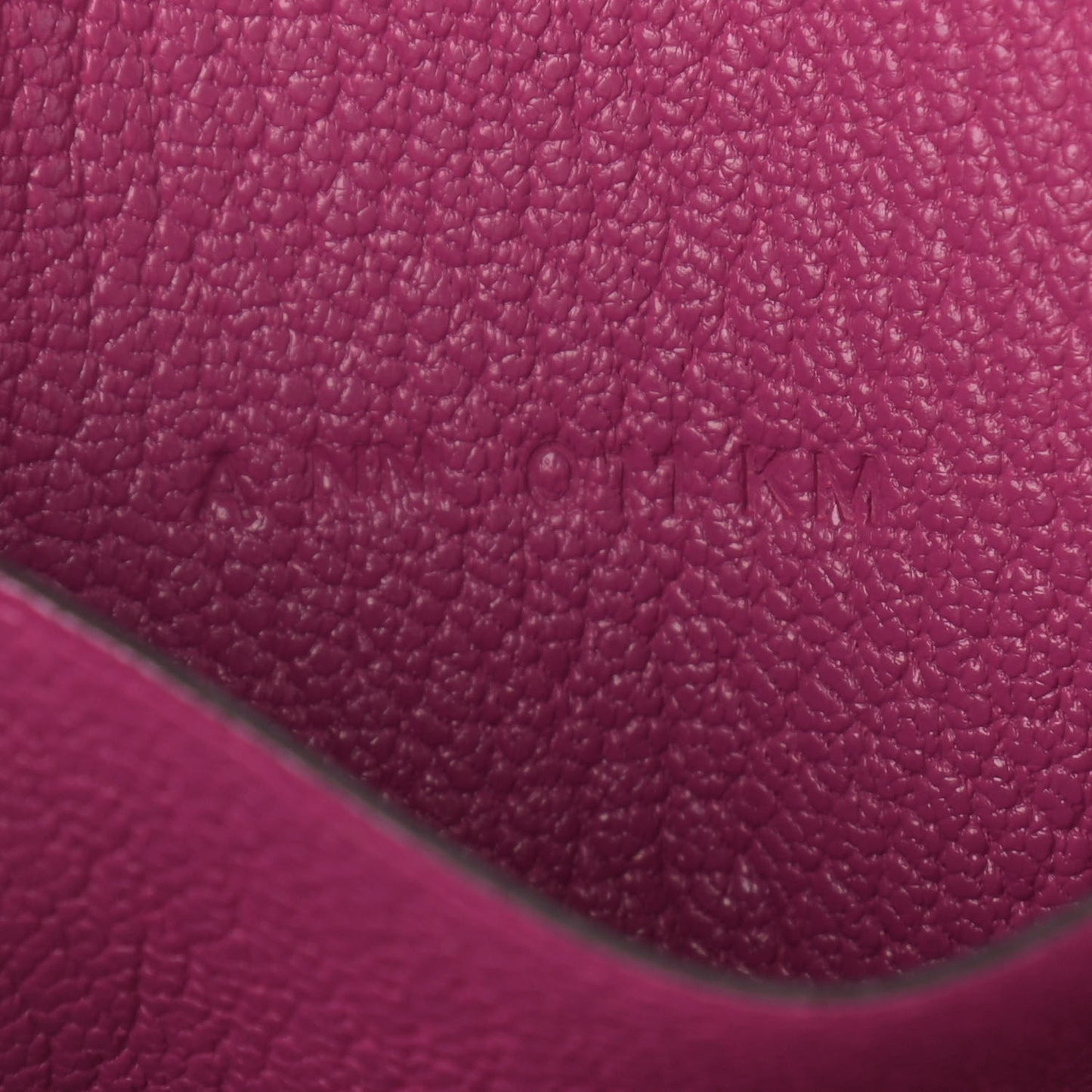 Chevre Mysore Mini Cinhetic Wallet Rose Pourpre