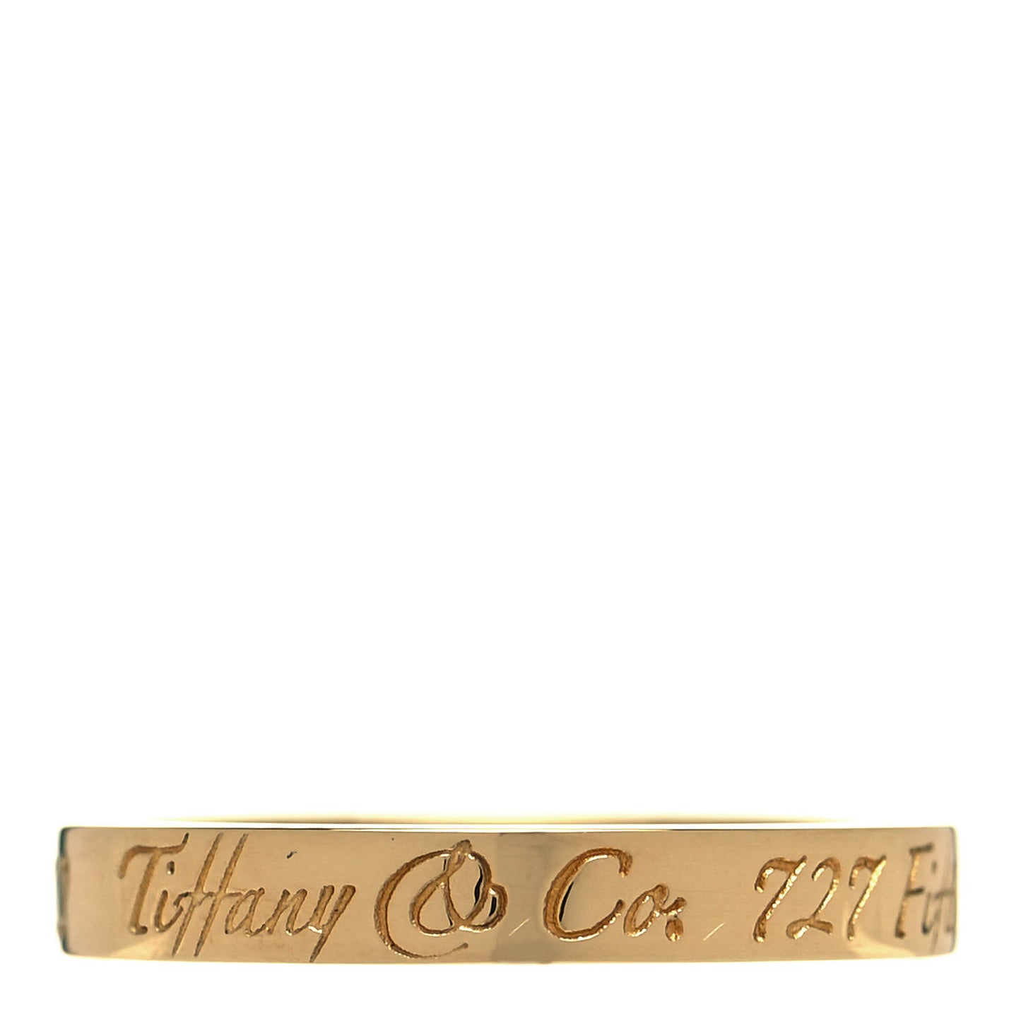 18K Yellow Gold Notes Ring 47 4