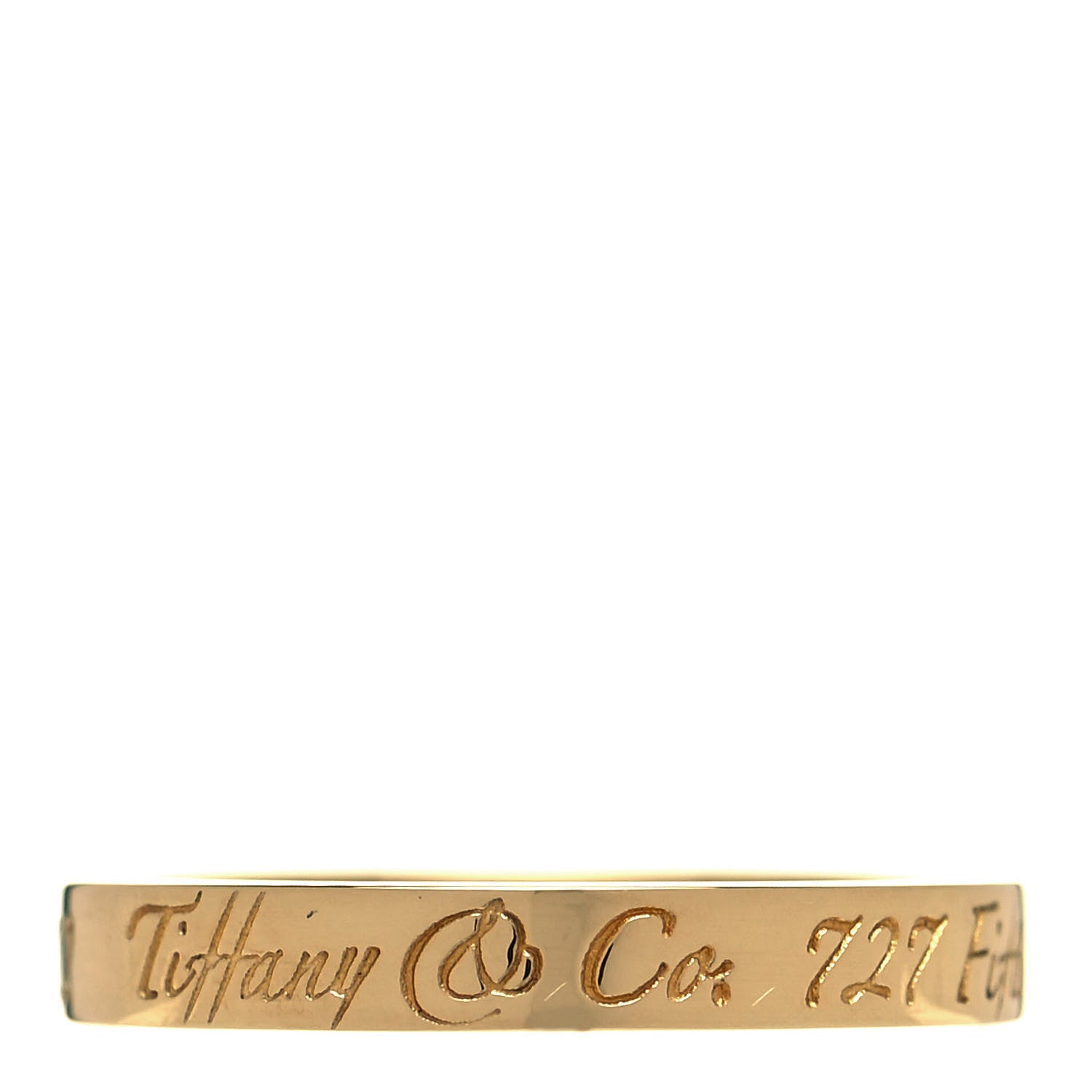 Tiffany 18K Yellow Gold Notes Ring 47 4 1 of 4