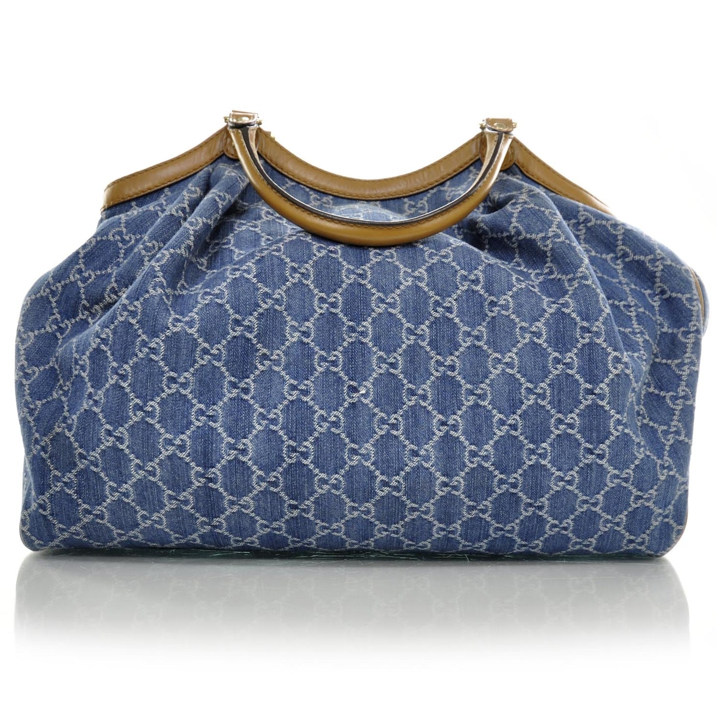 Denim Monogram Large Sukey Tote