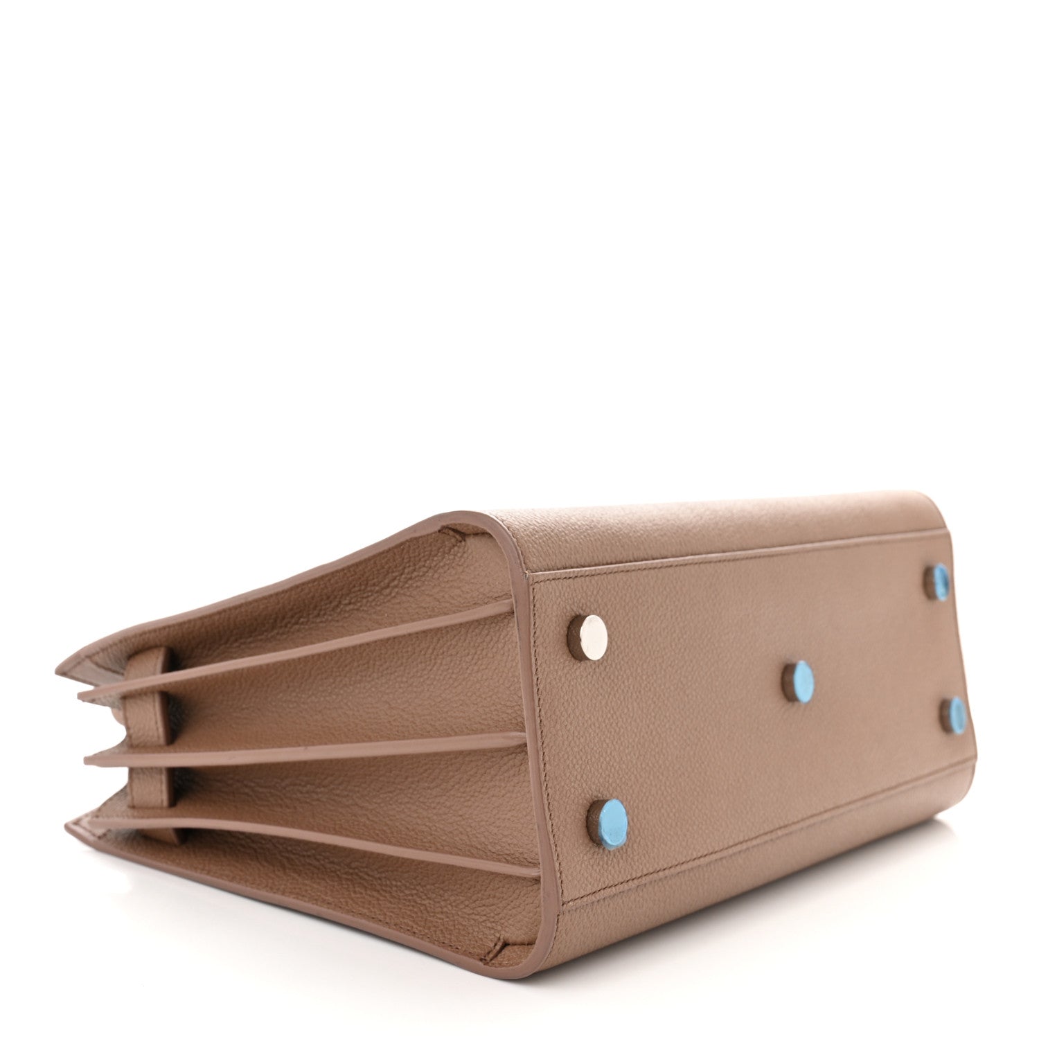 Saint Laurent Grained Calfskin Baby Sac De Jour Taupe 6 of 19