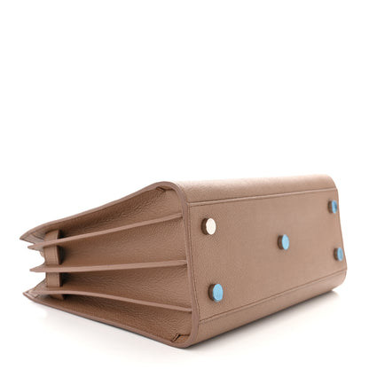 Saint Laurent Grained Calfskin Baby Sac De Jour Taupe 6 of 19