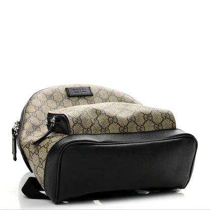 Gucci GG Supreme Monogram Small Eden Day Backpack Black 4 of 14