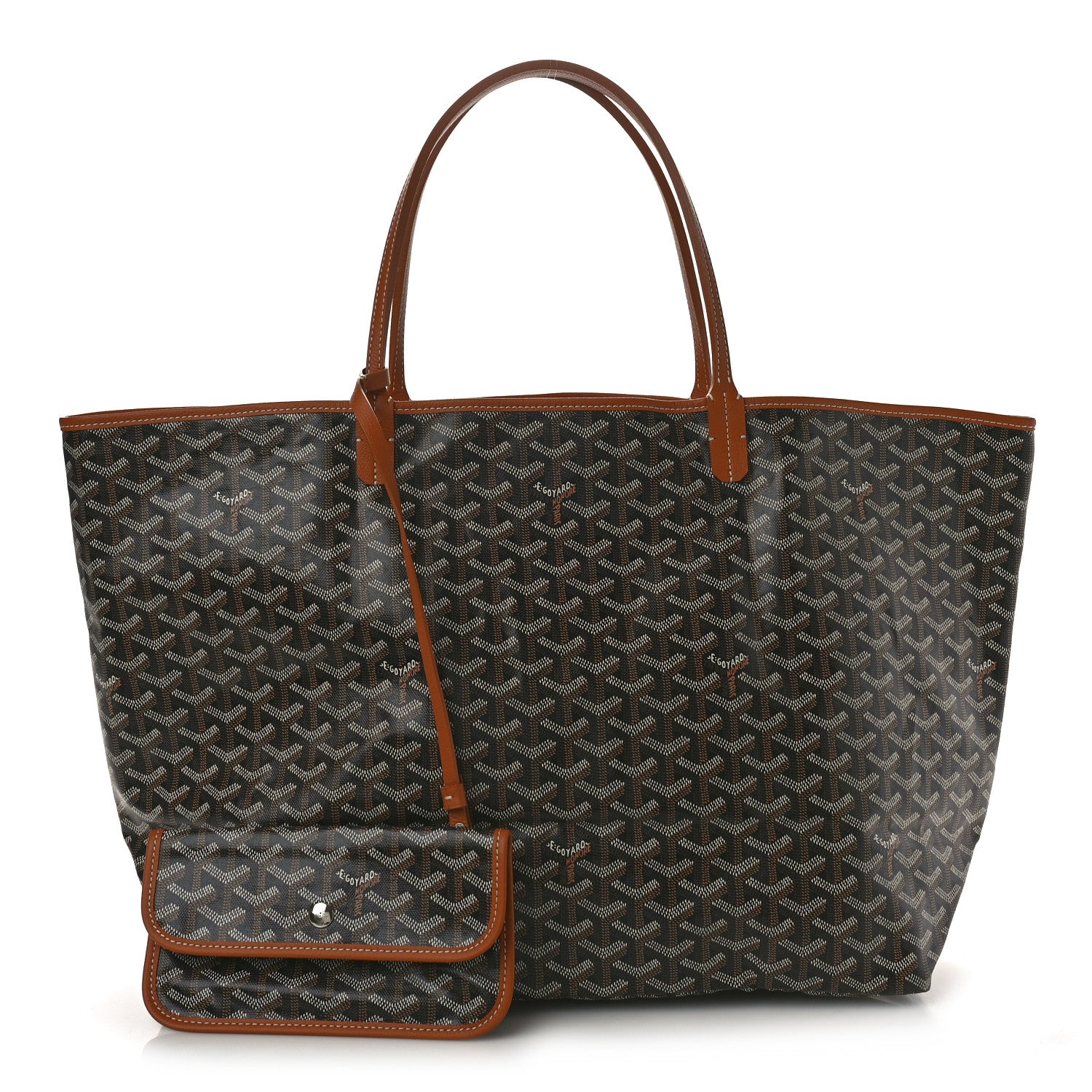Goyard Goyardine Saint Louis GM Black Gold 3 of 8