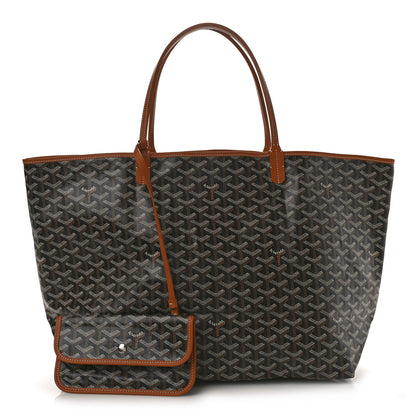 Goyard Goyardine Saint Louis GM Black Gold 3 of 8