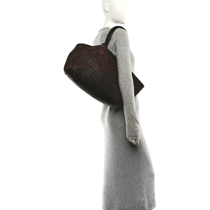 Bottega Veneta Nappa Intrecciato Medium Cabat Ebano 2 of 12