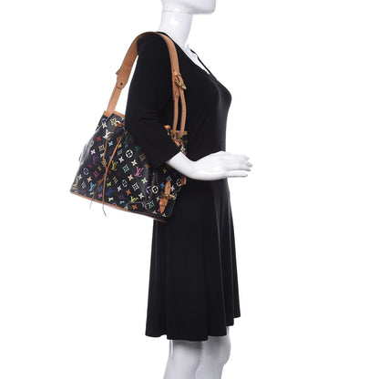 Louis Vuitton Monogram Multicolor Petit Noe Black 2 of 16