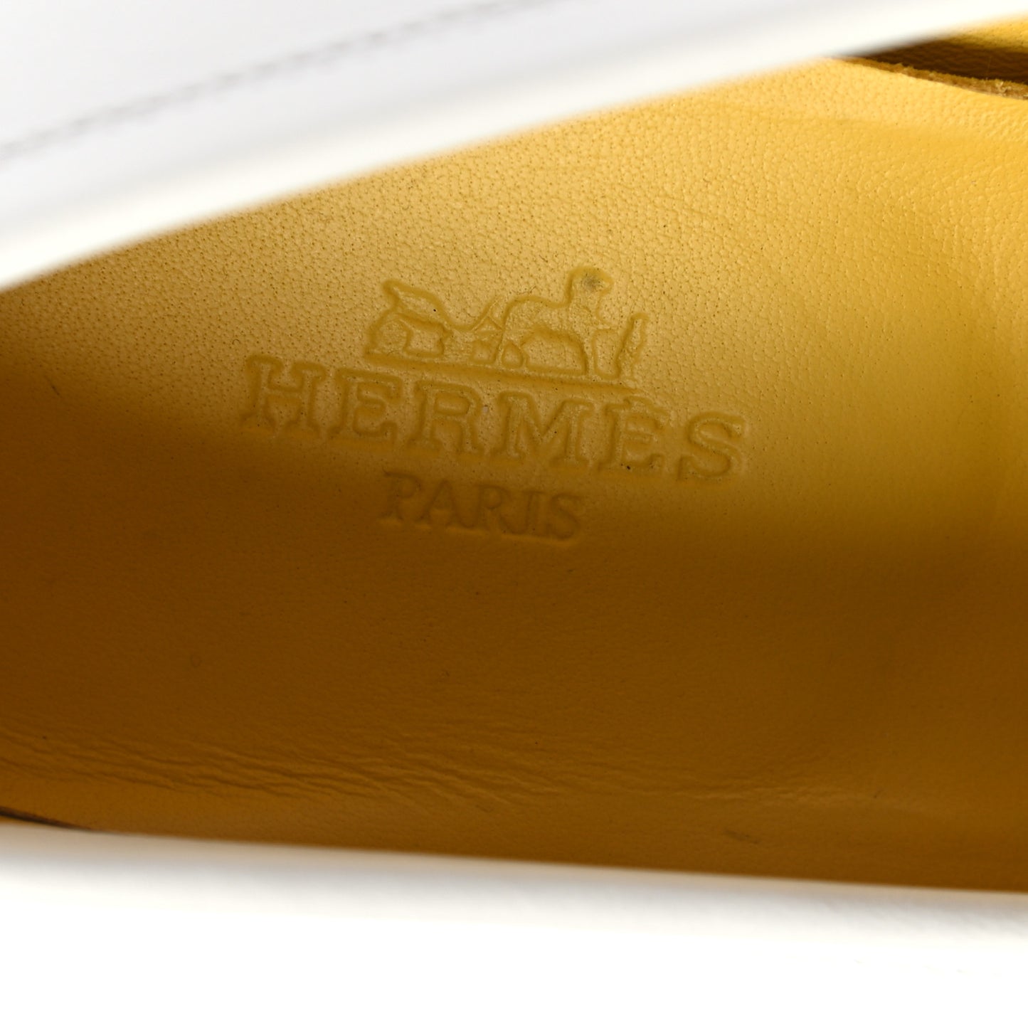 Calfskin Womens Royal Loafers 35.5 White