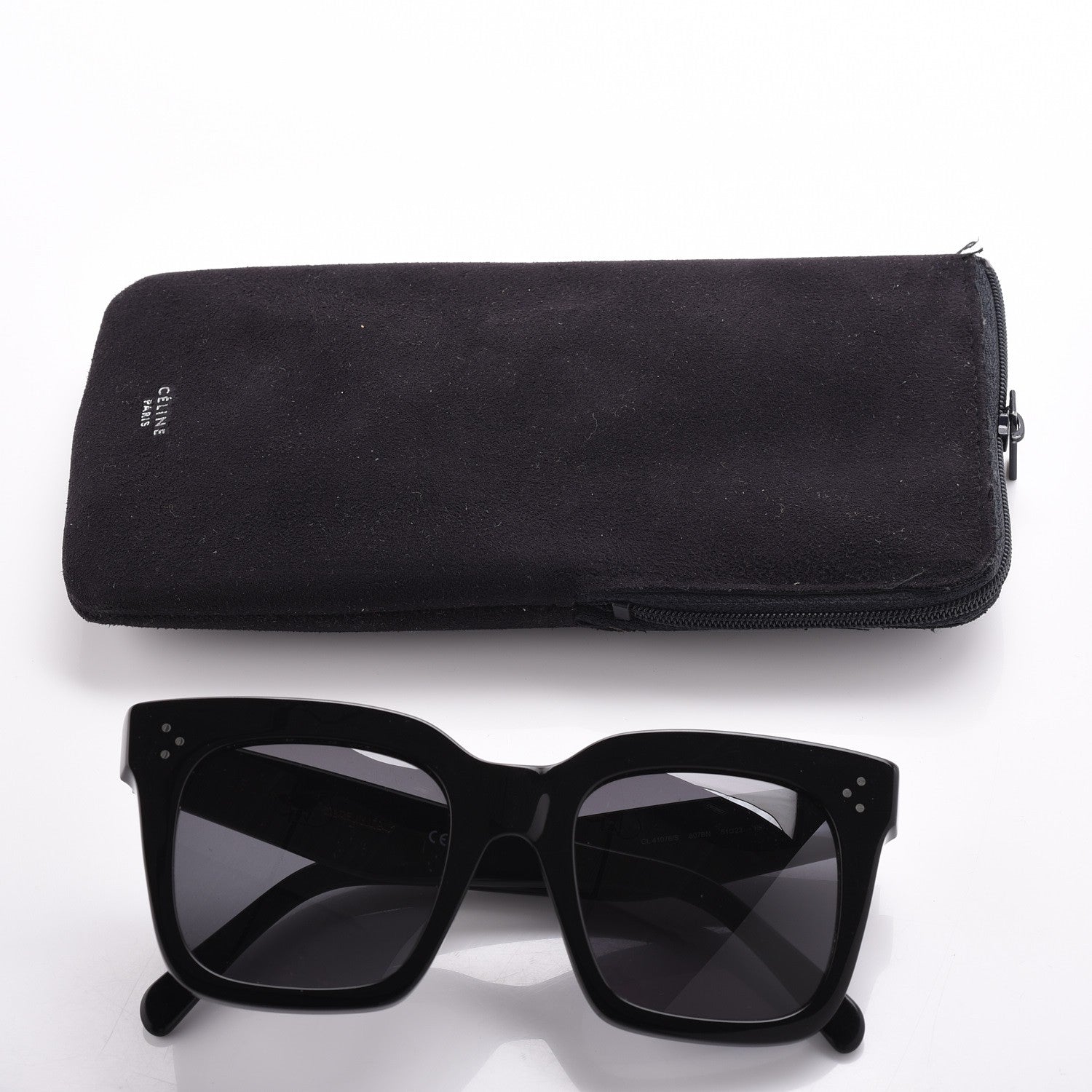 Celine Tilda Sunglasses CL 41076/S Black 8 of 8