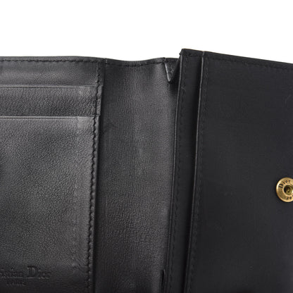 Christian Dior Lambskin Cannage Studded Lady Dior Card Holder Black 8 of 11