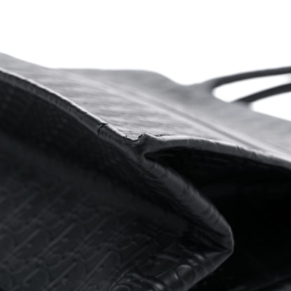 Christian Dior Oblique Calfskin Embossed Large Book Tote Black 8 of 14