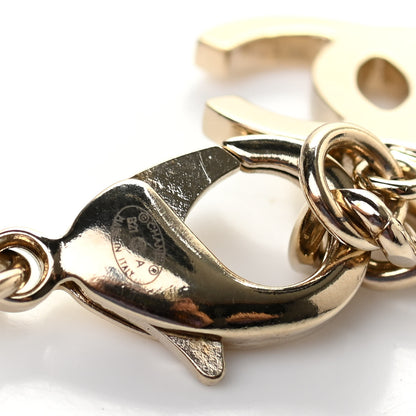 Chanel Crystal Chain CC Choker Gold Silver 5 of 5