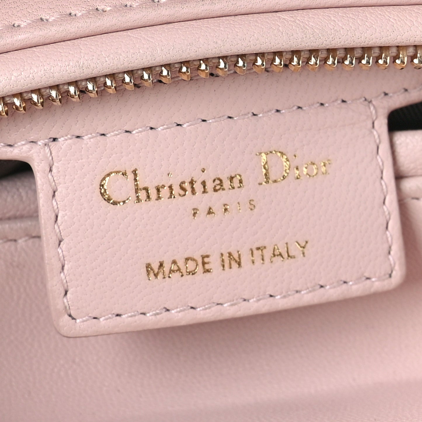 Lambskin Cannage Medium Lady Dior Light Pink