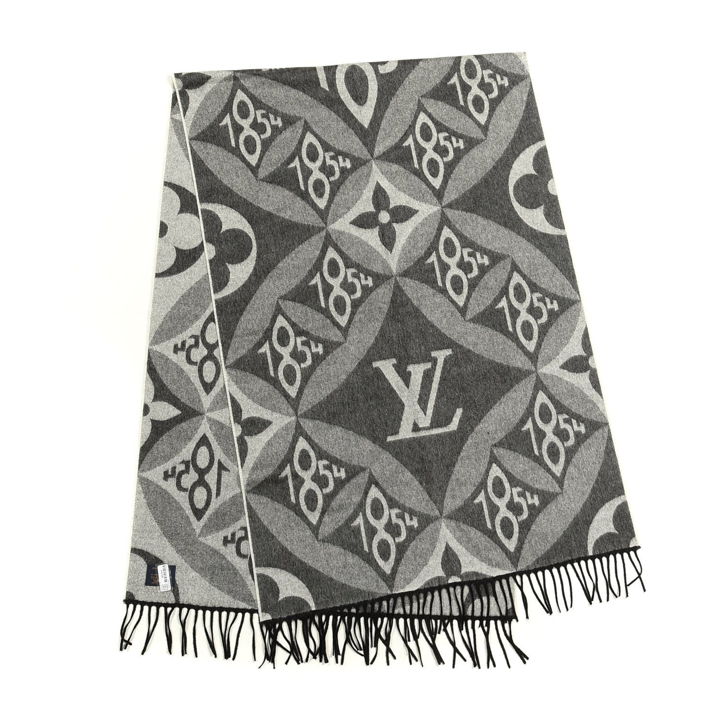 Wool Cashmere Since 1854 Scarf Gray