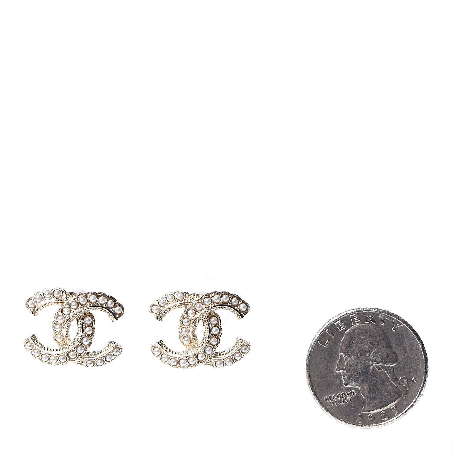 Pearl Queen of France CC Earrings Gold