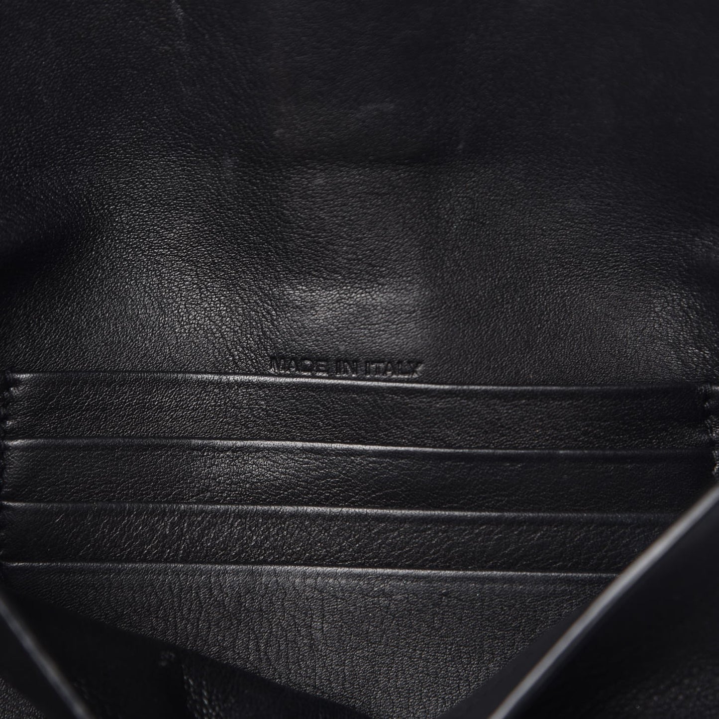 Calfskin Monogram Tri Pocket Crossbody Bag Black