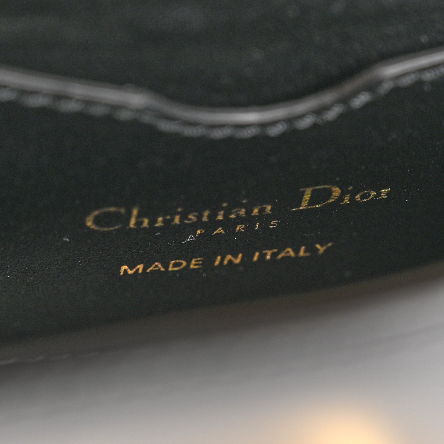 Christian Dior Smooth Calfskin Micro 30 Montaigne Flap Bag Black 6 of 12