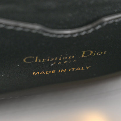 Christian Dior Smooth Calfskin Micro 30 Montaigne Flap Bag Black 6 of 12