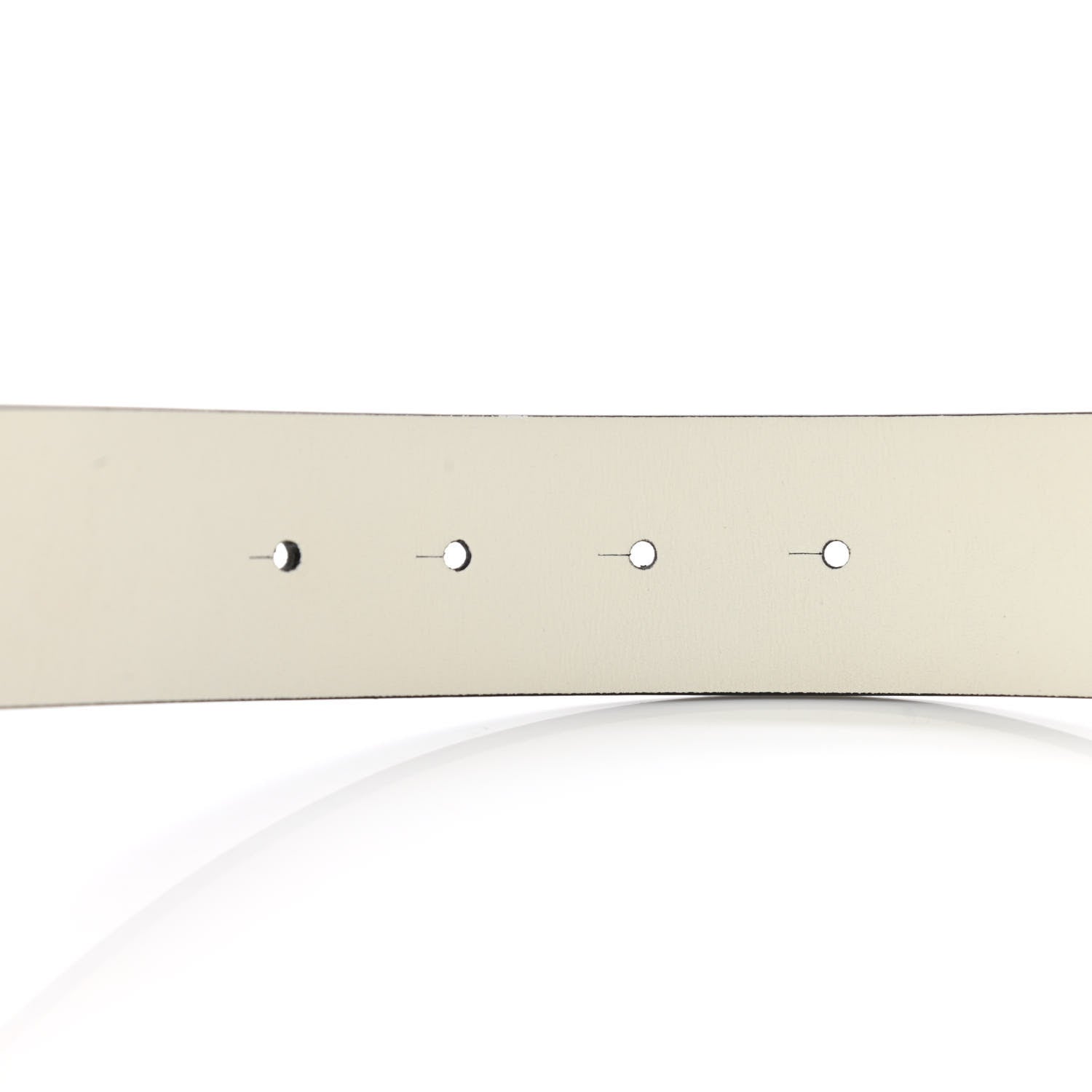 Chanel Patent Calfskin CC Reversible Belt 95 Black White 5 of 6
