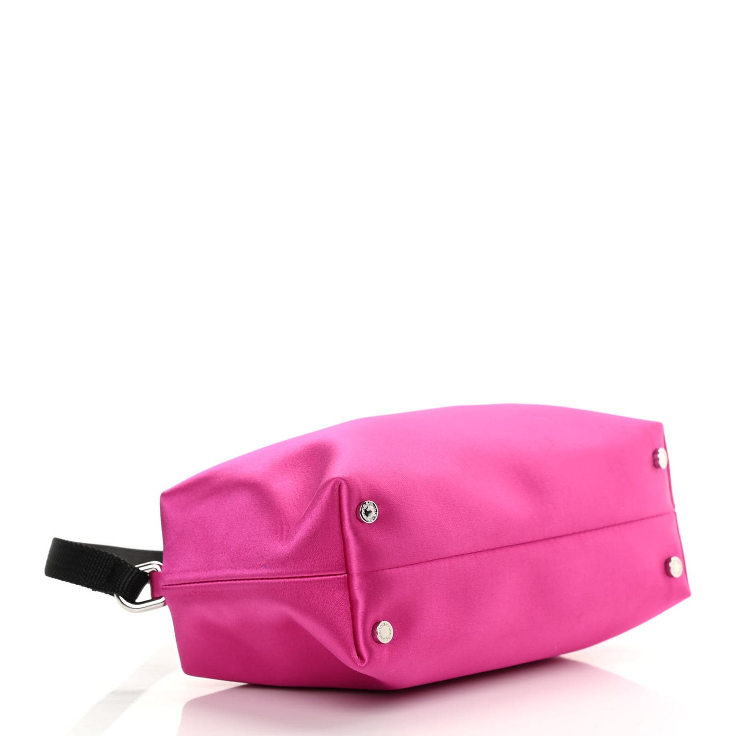 Satin Crystal Heiress Pouch Pink
