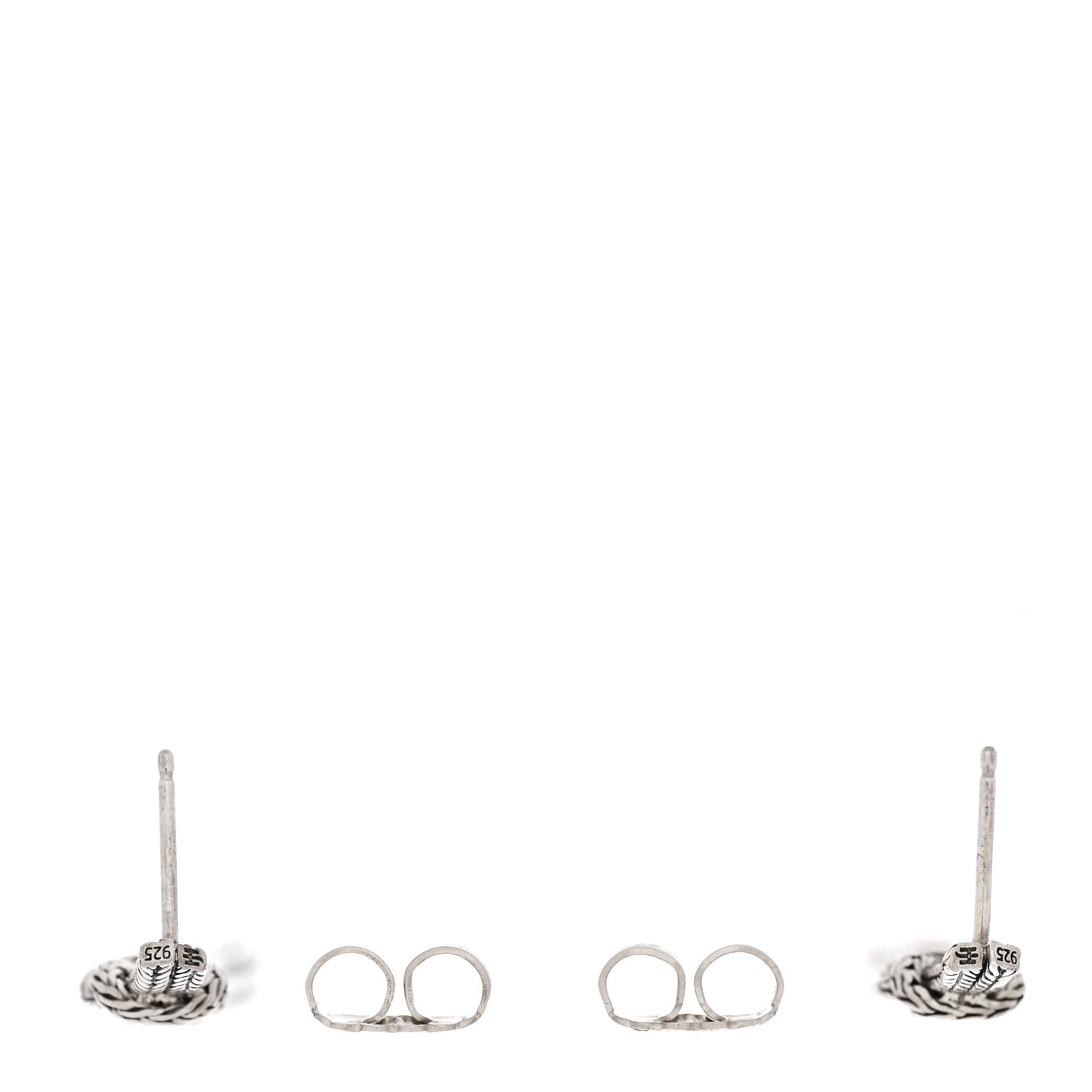 Sterling Silver Love Knot Drop Earrings