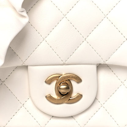 Chanel Lambskin Quilted Mini Romance Rectangular Flap White 10 of 11