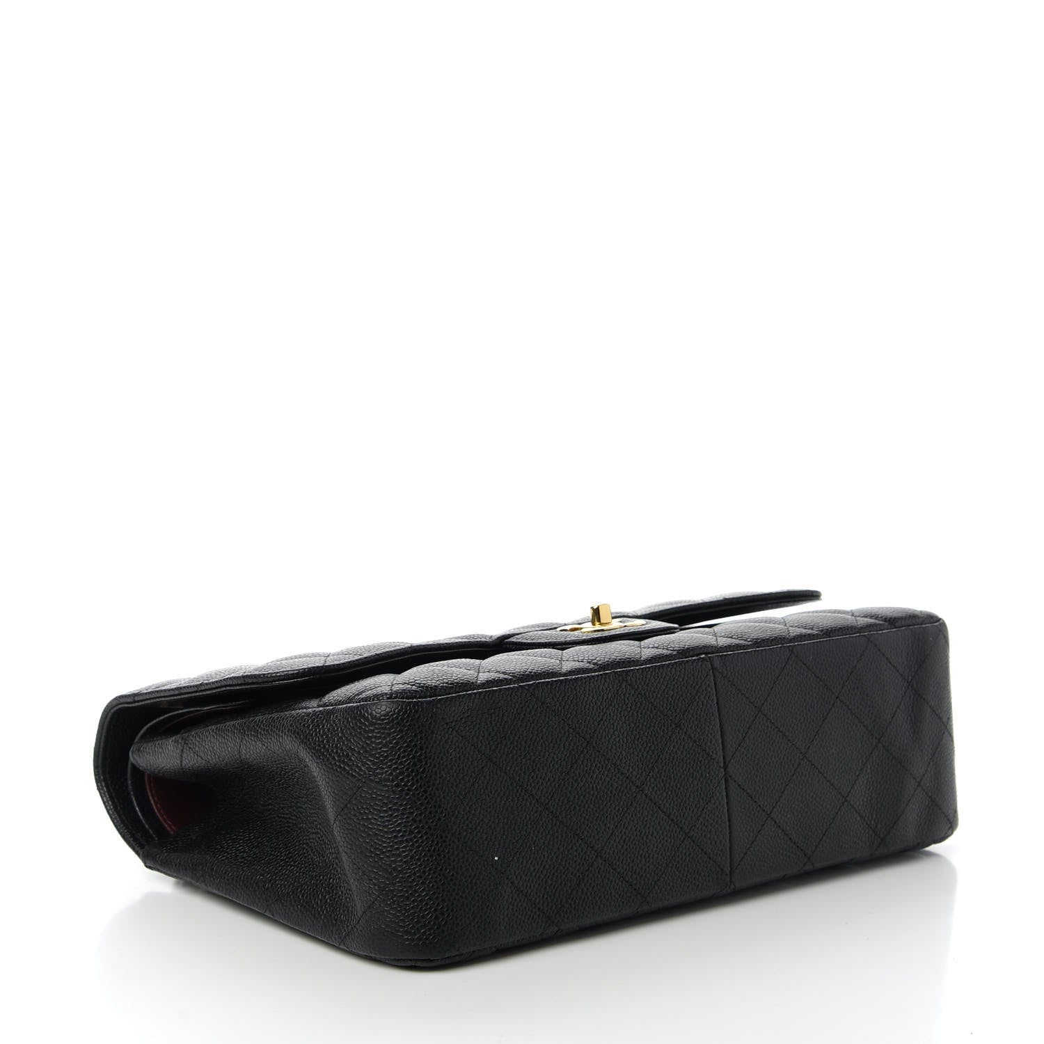 Chanel Caviar Quilted Jumbo Double Flap Black 5 of 12