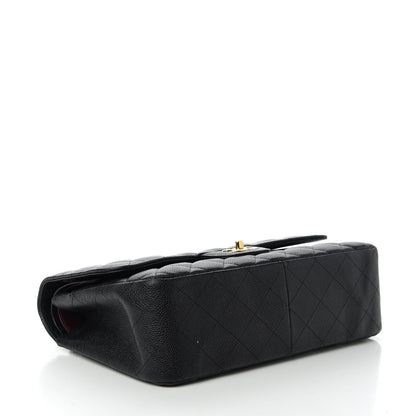 Chanel Caviar Quilted Jumbo Double Flap Black 5 of 12