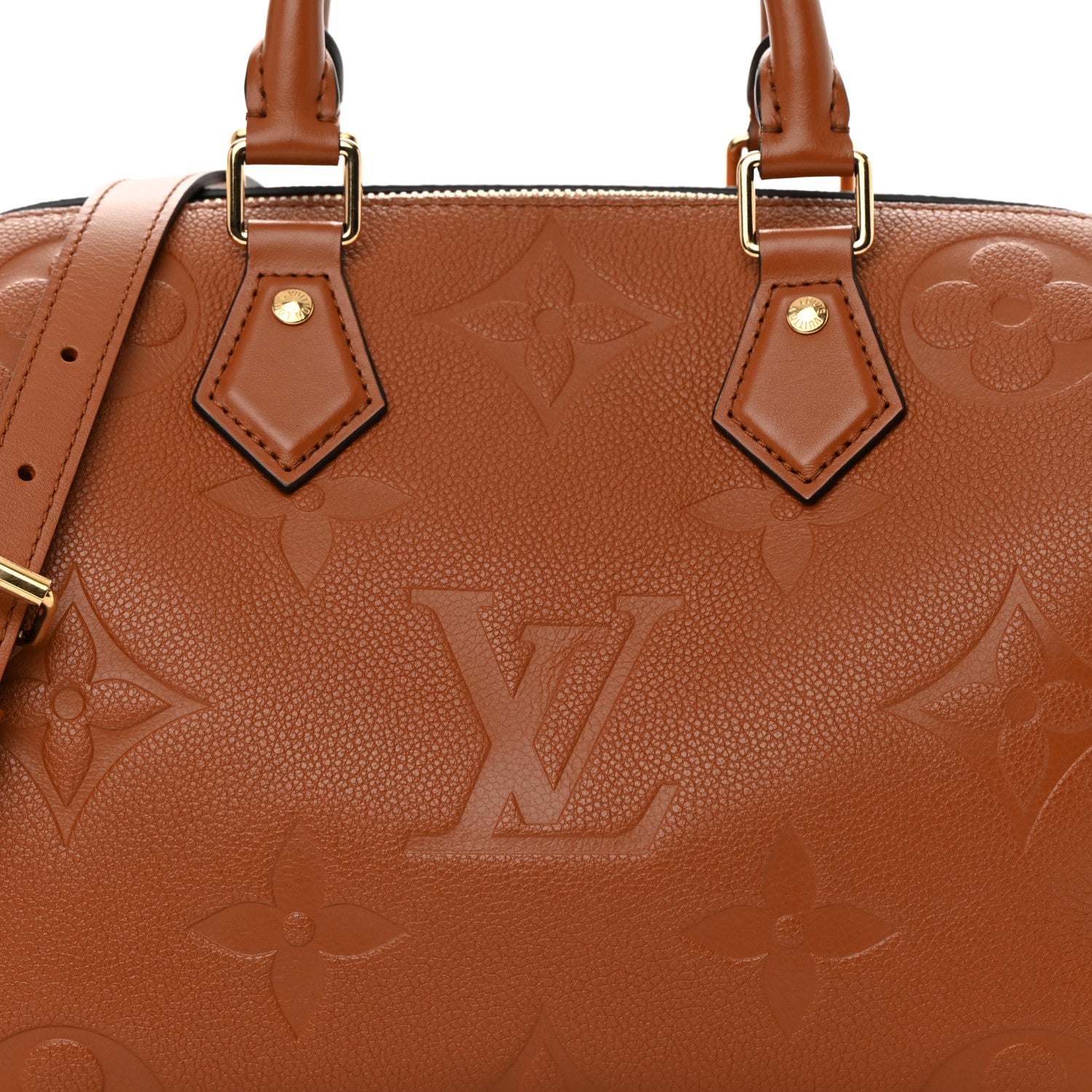 Louis Vuitton Empreinte Monogram Giant Speedy Bandouliere 25 Cognac 7 of 9