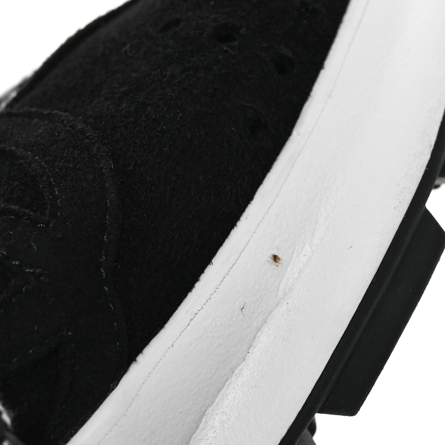 Suede Goatskin CC Sneakers 39 Black