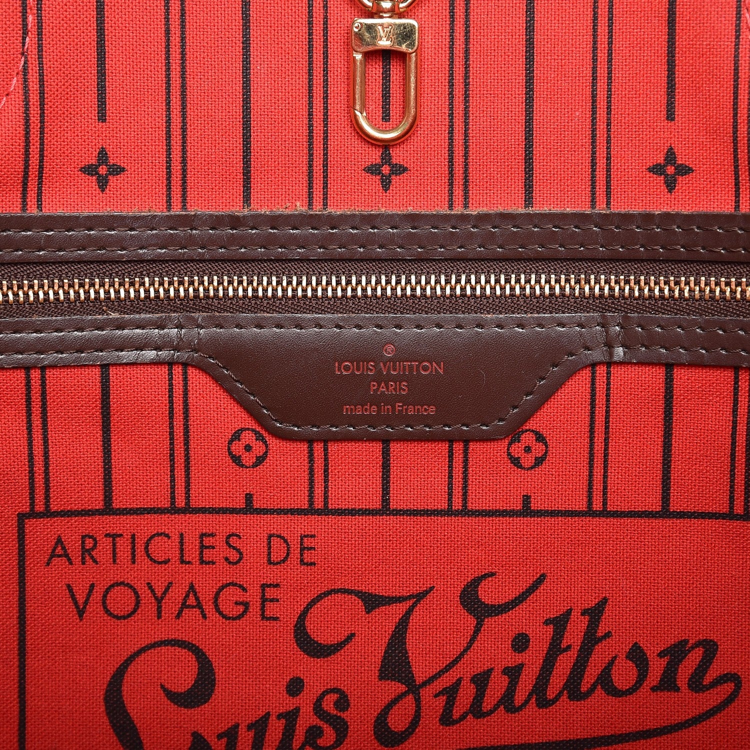 Louis Vuitton Damier Ebene Neverfull MM 6 of 13