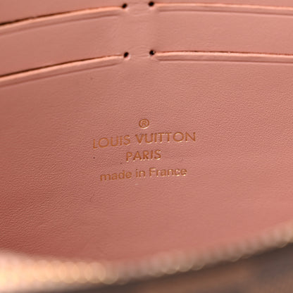 Louis Vuitton Damier Ebene Croisette Chain Wallet Magnolia 6 of 8