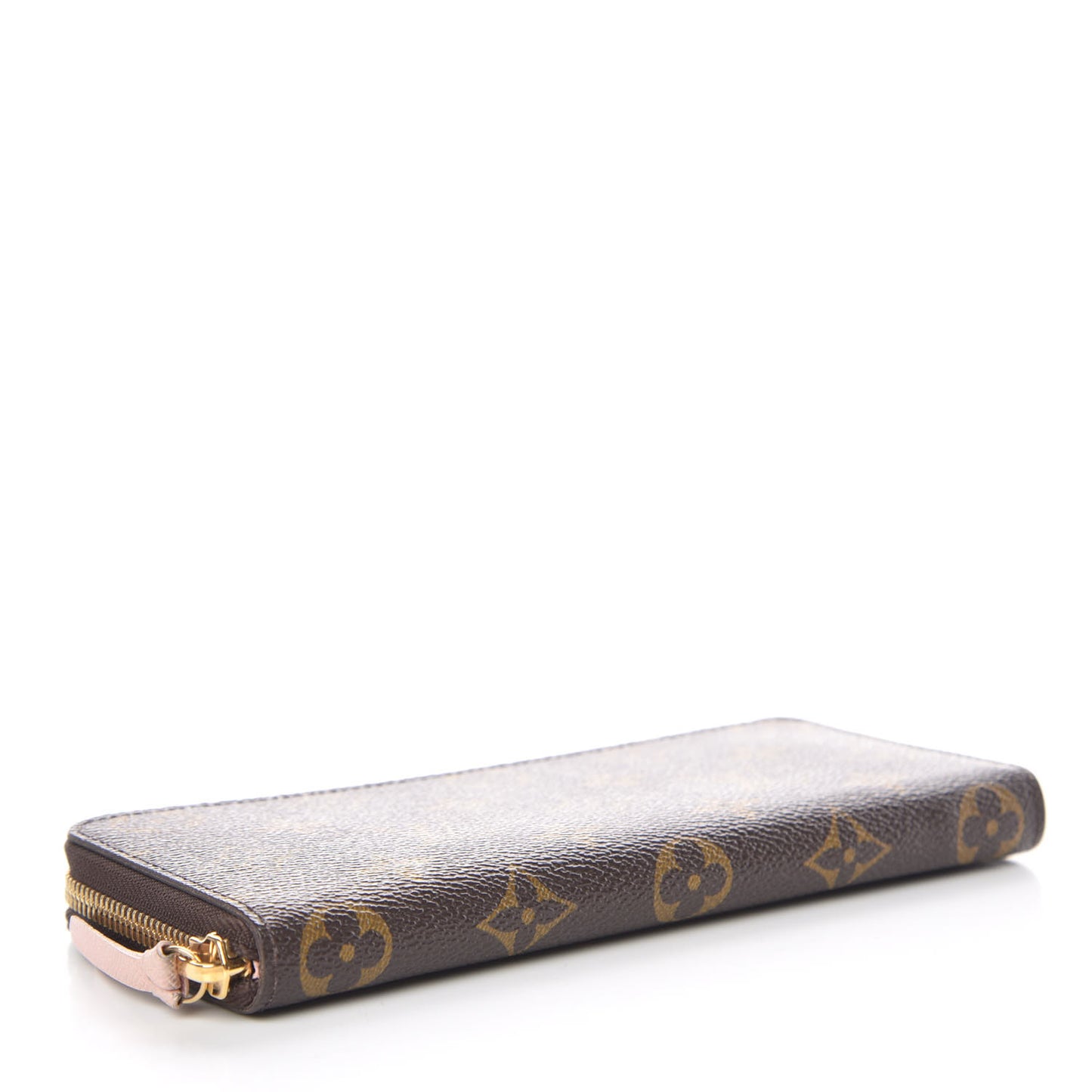 Monogram Clemence Wallet Rose Ballerine