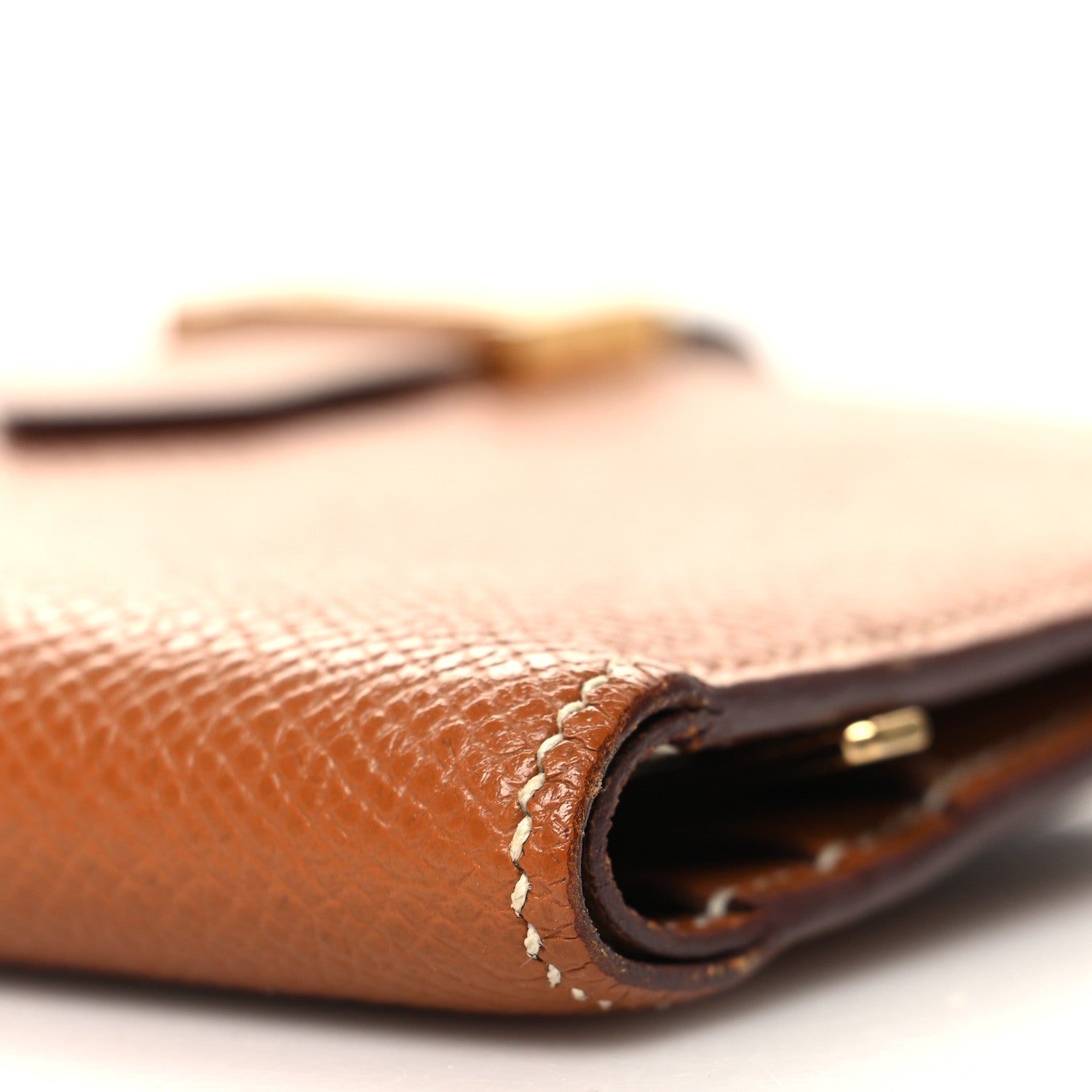 Hermes Epsom Bearn Compact Wallet Gold 11 of 12