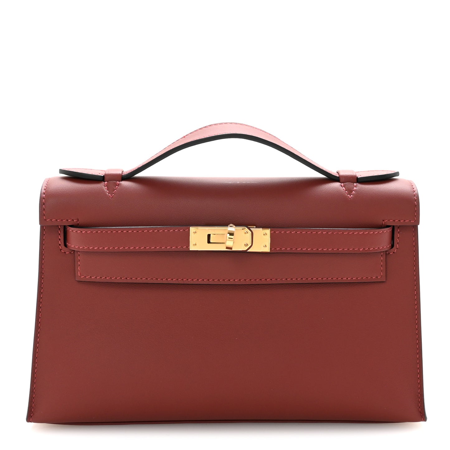 Swift Kelly Pochette Clutch Rouge H