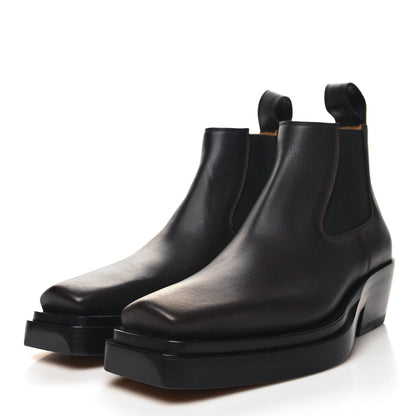 Bottega Veneta Calfskin Lean Mens Ankle Boots 40 Fondant 3 of 7