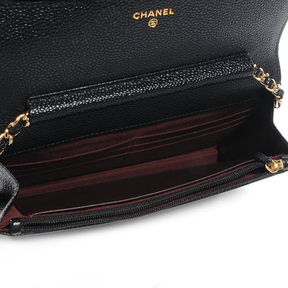 Chanel Caviar Wallet on Chain WOC Black 6 of 9