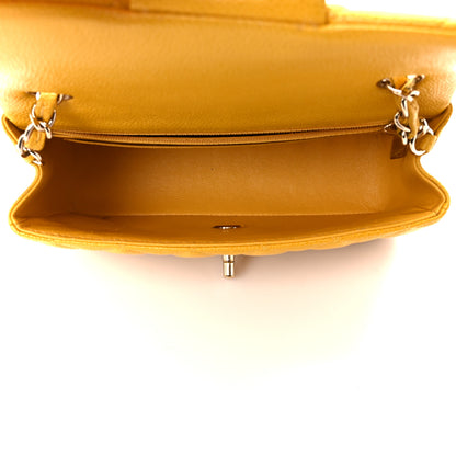 Chanel Caviar Quilted Mini Rectangular Flap Yellow 5 of 12